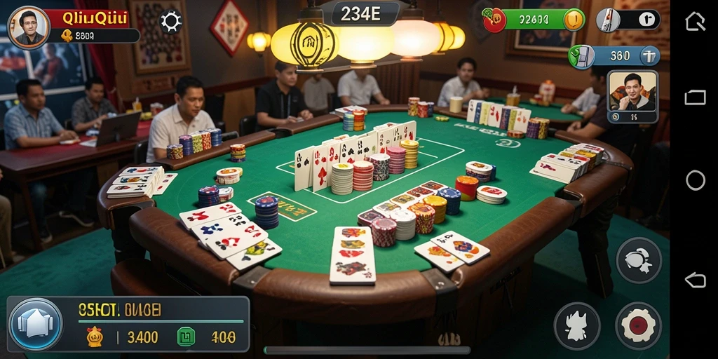 Gameplay seru QiuQiu dalam 234E yang penuh tantangan.