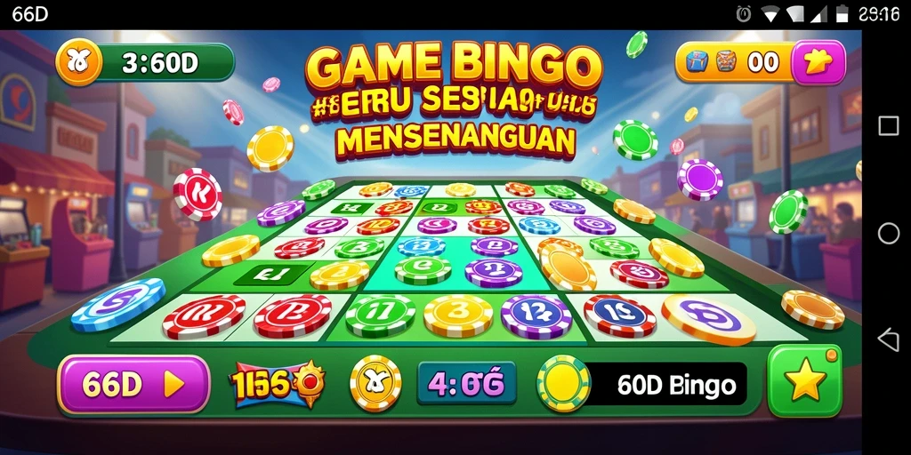 Screenshot gameplay Bingo yang seru di 66D.