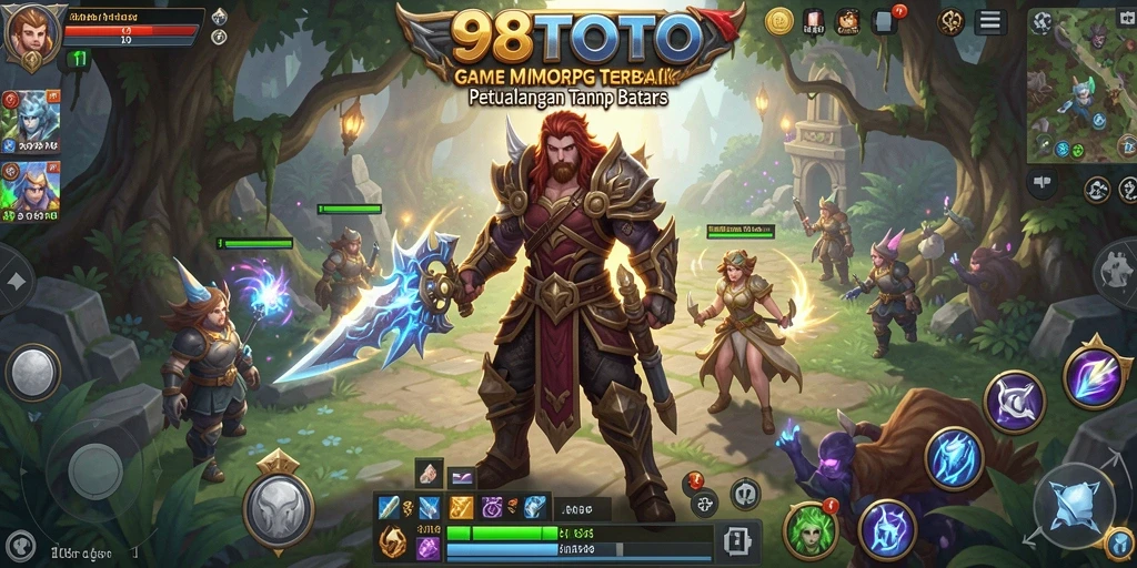 Gameplay seru 98TOTO dalam dunia MMORPG yang menakjubkan.