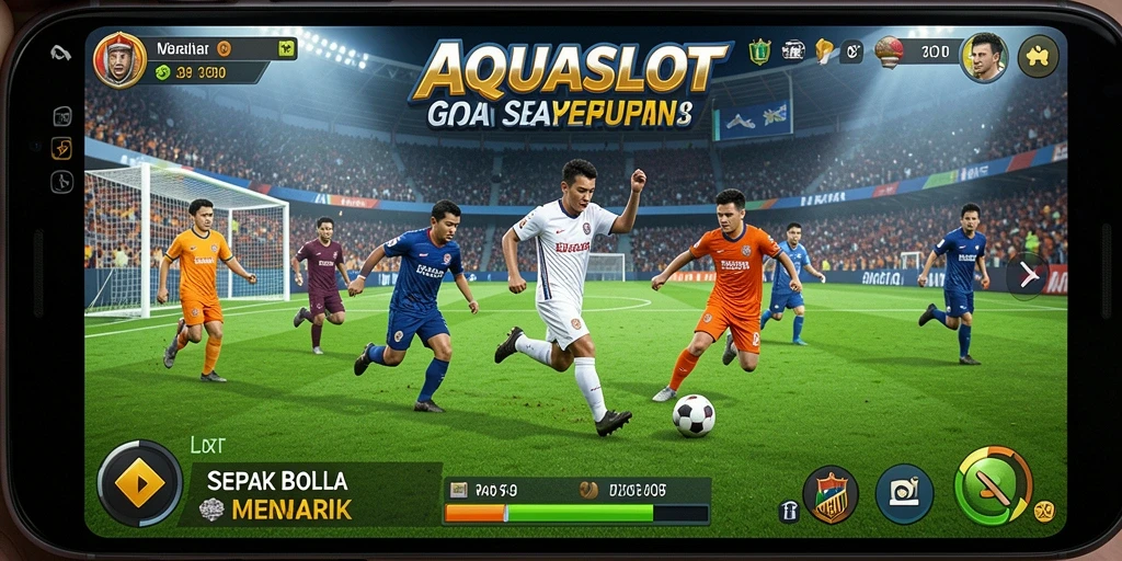Tampilan gameplay AQUASLOT yang seru dan mendebarkan.
