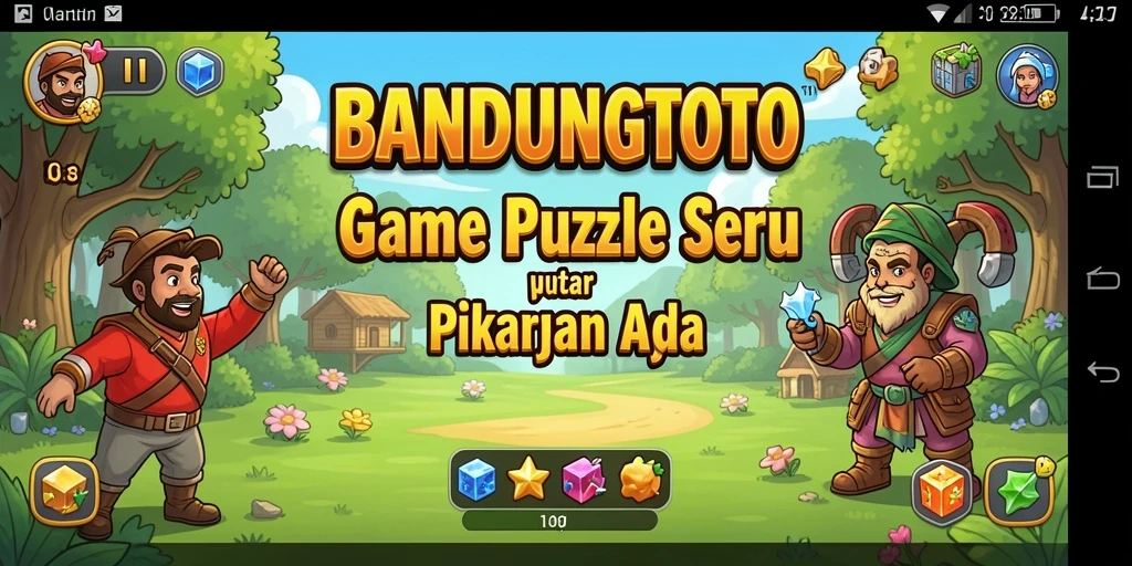 Screenshot gameplay BANDUNGTOTO menampilkan tantangan Puzzle yang menarik.