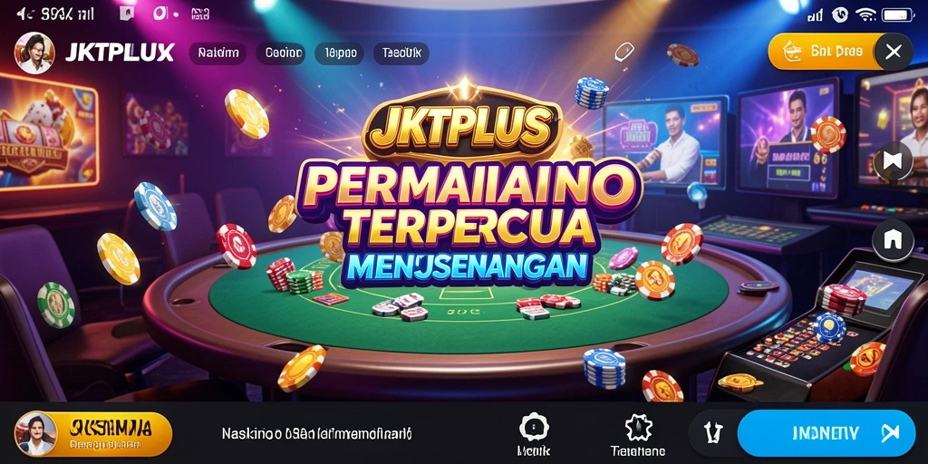 Screenshot JKTPLUS menampilkan gameplay Kasino yang menawarkan keseruan.