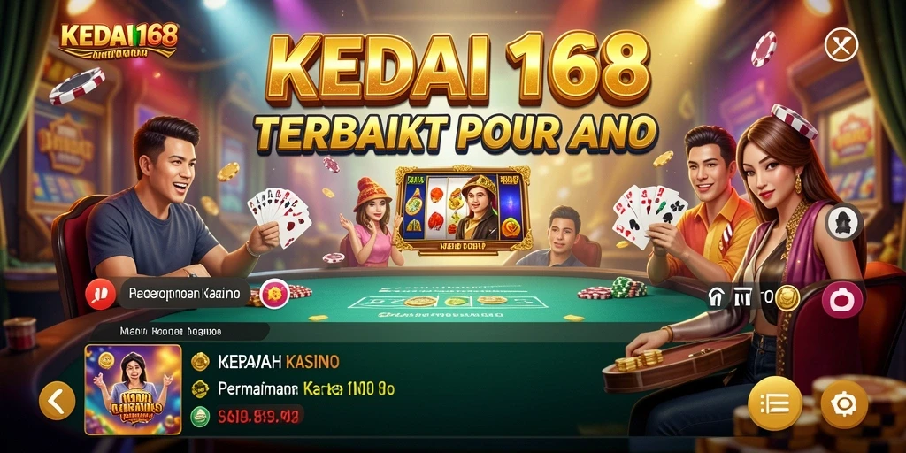 Tampilan utama gameplay KEDAI168 yang menarik dan seru.