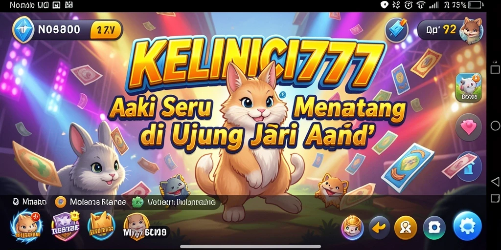Tampilan aksi seru di KELINCI777 dengan grafis menawan.