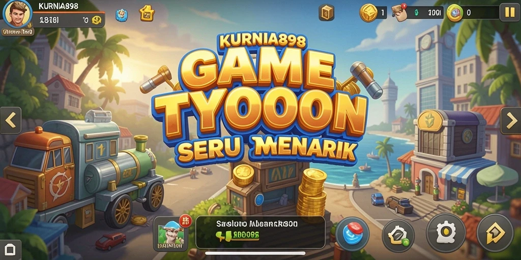 Tampilan gameplay KURNIA898 yang menarik dan penuh strategi Tycoon.