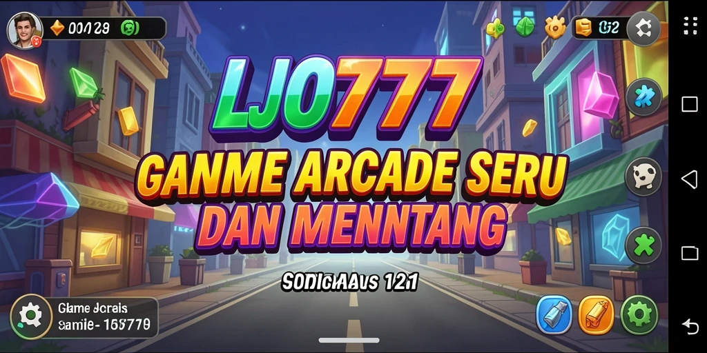 Tampilan gameplay seru dan penuh aksi LJO777.