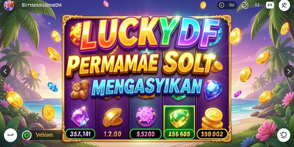 Tampilan menarik dari gameplay LUCKYDF yang memikat.