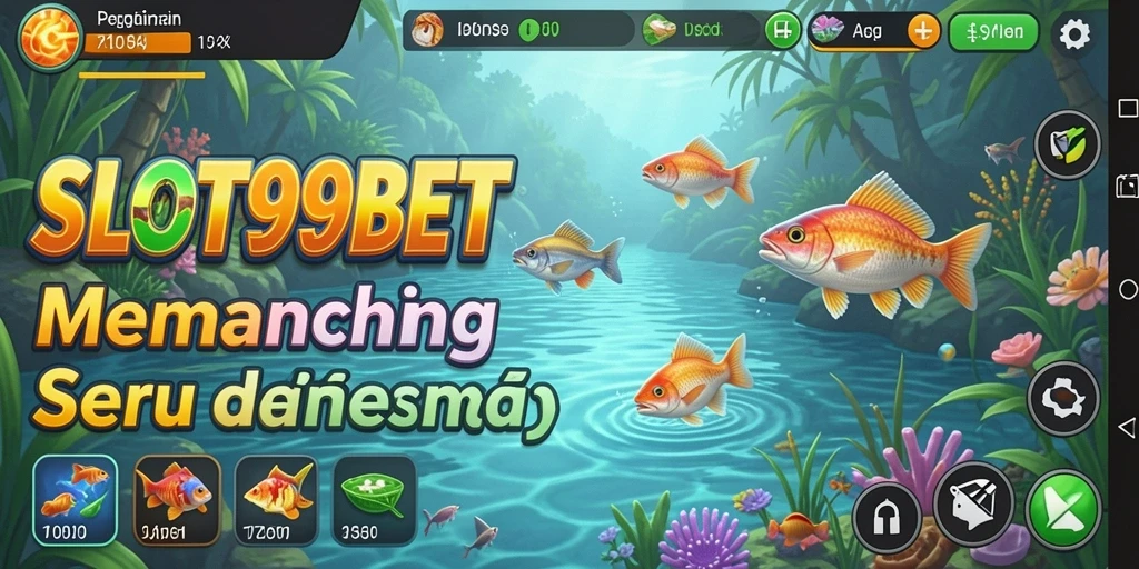 Tangkapan besar dalam permainan memancing SLOT99BET.