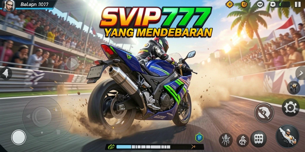 Gameplay balapan motor yang seru di SVIP777.