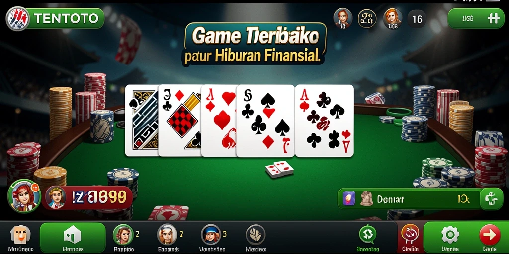 Screenshot gameplay TENTOTO yang menarik dan kompetitif.