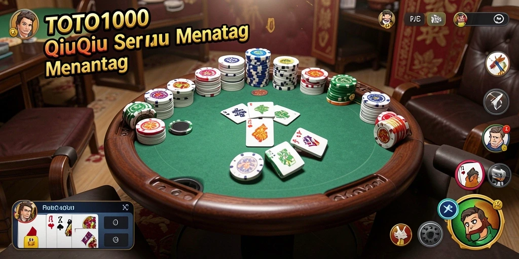 Tangkapan layar gameplay QiuQiu TOTO1000 yang menarik dan seru.