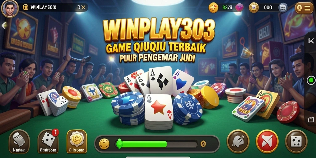Tampilan gameplay intens dari QiuQiu di WINPLAY303.
